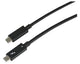 Lenovo 4Z51A40455 Thunderbolt kabel 2 m 40 Gbit/sek. Sort