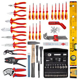 Knipex 00 21 06 mekaniske værktøjssæt 68 værktøjer