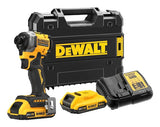 DeWALT DCF850D2T-QW elektrisk skruetrækker & slagbor 3250 rpm Sort, Gul