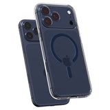 Spigen Ultra Hybrid (Mag Fit) mobiltelefon etui 17,5 cm (6.9") Cover Mørkeblå, Transparent