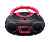 Denver TCL-212BT PINK Sort, Lyserød Bærbar CD-afspiller