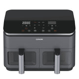 Cosori Dual Basket Chef Edition Dobbelt 8,5 L Enkeltstående 1750 W Varmluftsteger Sort, Sølv