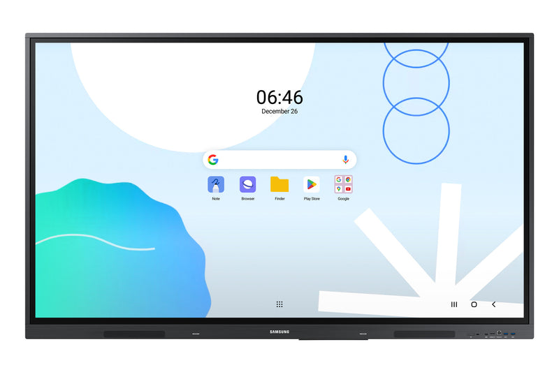 Samsung WA75D Interaktivt whiteboard 190,5 cm (75") 3840 x 2160 pixel Berøringsskærm Grå
