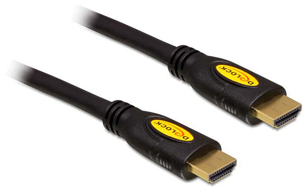 DeLOCK 83738 HDMI-kabel 1,5 m HDMI Type A (Standard) Sort