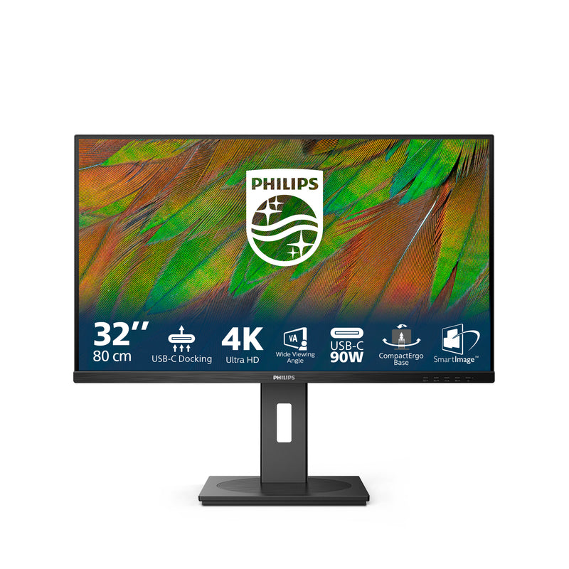Philips 3000 series 32B1U3900/00 computerskærm 80 cm (31.5") 3840 x 2160 pixel 4K Ultra HD LCD Sort