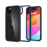 Spigen Crystal Hybrid mobiltelefon etui 17 cm (6.7") Cover Marineblå, Transparent