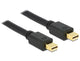 DeLOCK 83477 DisplayPort kabel 5 m Mini DisplayPort Sort