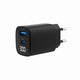 Gembird TA-UC-PDQC30LCD-BK-01 oplader til mobil enhed Smartphone, SmartWatch, Tablet Sort Vekselstrøm Hurtig opladning Indendørs