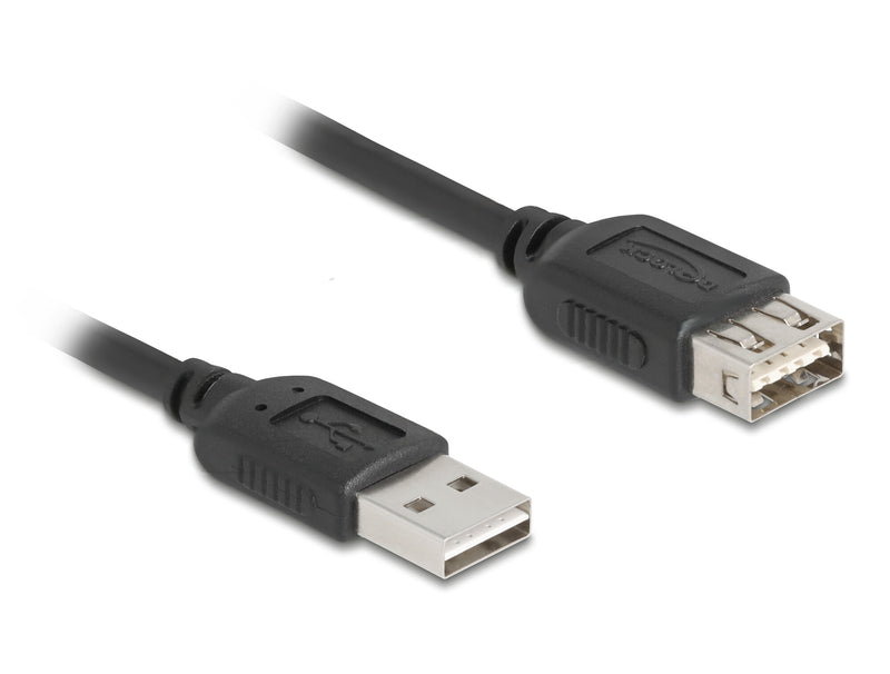 DeLOCK 81512 USB-kabel USB 2.0 1 m USB A 0,48 Gbit/sek. Sort