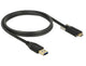 DeLOCK 83718 USB-kabel USB 3.2 Gen 2 (3.1 Gen 2) 1 m USB A USB C 10 Gbit/sek. Sort