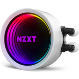 NZXT Kraken X63 RGB Processor Alt-i-en væskekøler 14 cm Hvid