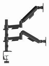 Gembird MA-DA2P-02 skærmbeslag og -stativer 81,3 cm (32") Skrivebord Sort