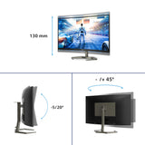 Philips Momentum 32M1C5200W/00 computerskærm 80 cm (31.5") 1920 x 1080 pixel Fuld HD LCD Sort