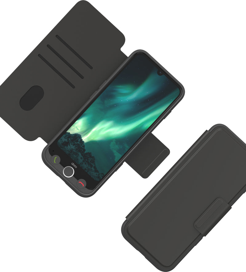 Doro 8934 mobiltelefon etui 15,5 cm (6.1") Tegnebogsetui Grafit