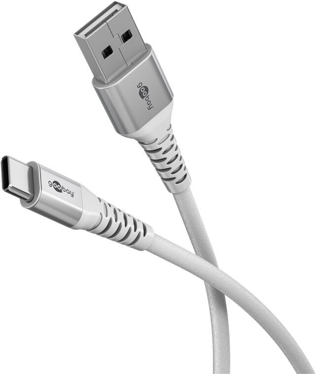 Goobay 74529 USB-kabel USB 2.0 0,5 m USB C USB A 0,48 Gbit/sek. 60 W Hvid