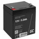 Green Cell AGM27 UPS batteri Blybatterier (VRLA) 12 V 5 At
