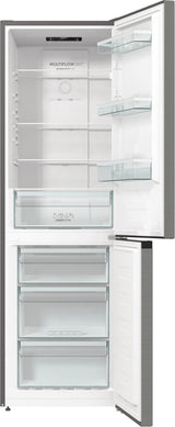 Gorenje NRK61CS2XL4 Fritstående 300 L Grå, Rustfrit stål, Mørkegrå