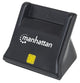 Manhattan 102025 smartcard læser Indendørs USB USB 2.0 Sort