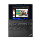 Lenovo ThinkPad E16 Gen 2 (Intel) Intel Core Ultra 5 125U Laptop 40,6 cm (16") WUXGA 16 GB DDR5-SDRAM 512 GB SSD Wi-Fi 6E (802.11ax) Windows 11 Pro Tysk Sort
