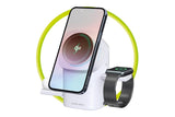 Mobile Origin WCHS-PW11-WHT oplader til mobil enhed Smartphone, SmartWatch, Hovedtelefoner Hvid USB Trådløs opladning Hurtig opladning Indendørs
