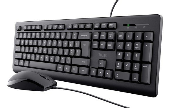 Trust Primo tastatur Mus inkluderet Universel USB QWERTY US engelsk Sort