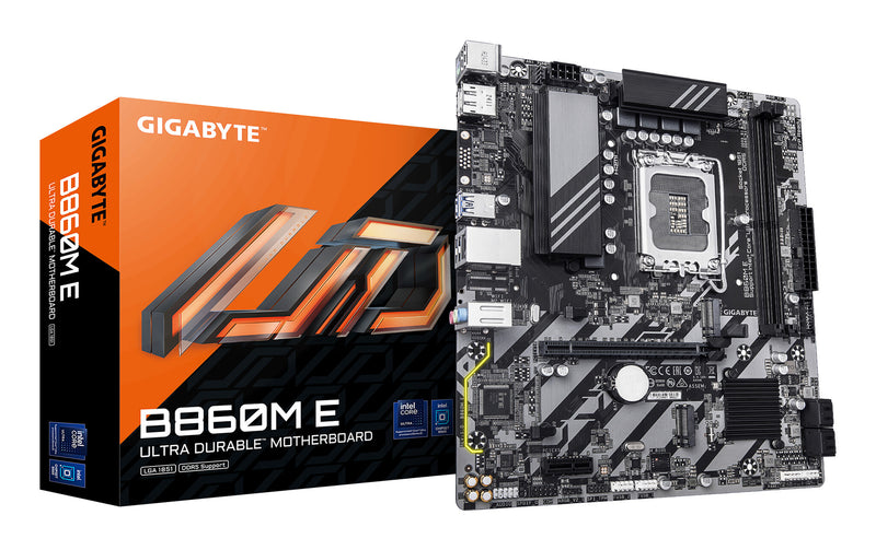 GIGABYTE B860M E bundkort Intel B860 LGA 1851 (Socket V1) micro ATX