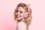 Razer Kraken Kitty V3 X Headset Ledningsført Spil Lyserød