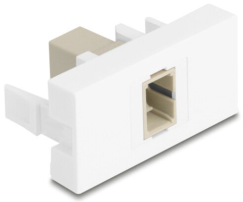 DeLOCK 90900 stikkontakt SC Beige, Hvid