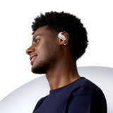 SHOKZ OpenFit Air, weiss Headset Trådløs Ørekrog Opkald/Musik/Sport/Hverdag Bluetooth Hvid