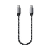 Satechi ST-TCC10M USB-kabel USB 3.2 Gen 2 (3.1 Gen 2) 0,25 m USB C 0,48 Gbit/sek. 100 W Grå