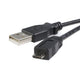 StarTech.com 0.5m USB A/microB USB-kabel USB 2.0 0,5 m Micro-USB B 0,48 Gbit/sek. Sort
