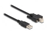 DeLOCK 87201 USB-kabel USB 2.0 2 m USB A USB B 0,48 Gbit/sek. Sort