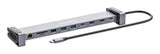 Manhattan 190398 dockingstation Ledningsført USB 3.2 Gen 1 (3.1 Gen 1) Type-C Grå