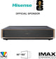 Hisense PT1 Ultrakort projektor med kort projiceringsafstand UHD 4K (3840x2160) 3D Sort