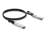 DeLOCK 84242 InfiniBand og fiberoptisk kabel 2 m QSFP+ Twinax Sort