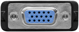 Goobay 69971 kabel kønsskifter DVI VGA Sort