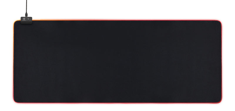Deltaco Gaming DMP310 RGB Mousepad, 900x360x4mm, 13 LED modes, black