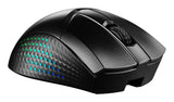MSI CLUTCH GM51 LIGHTWEIGHT WIRELESS mus Spil Højre hånd RF Wireless + Bluetooth + USB Type-C Optisk 26000 dpi