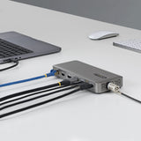 StarTech.com 208UE-USB4-DOCK dockingstation Ledningsført Grå
