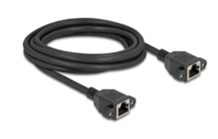 DeLOCK 90786 netværkskabel Sort 3 m Cat6a S/FTP (S-STP)
