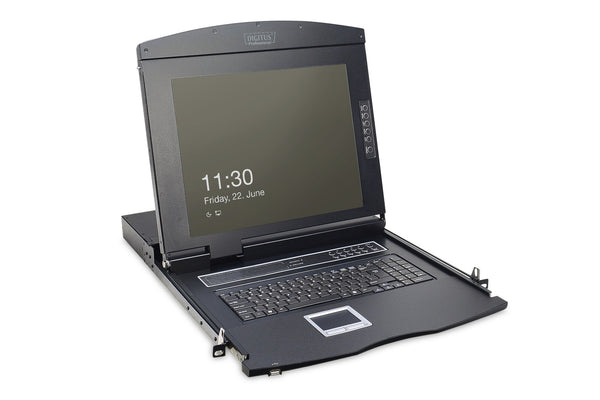 Digitus DS-72210-1FR rack-konsol 43,2 cm (17") 1280 x 1024 pixel Sort 1U
