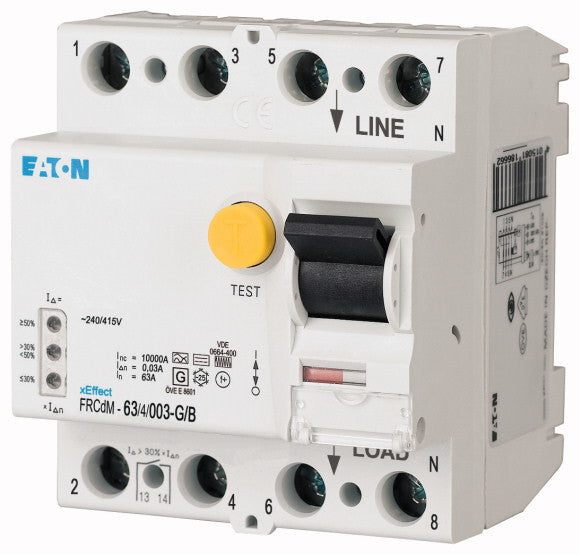 Eaton FRCDM-63/4/003-G/B kredsløbsafbryder Reststrøm enhed