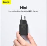 Baseus TZCCSUP-L01 oplader til mobil enhed Smartphone Sort Vekselstrøm, USB Hurtig opladning Indendørs