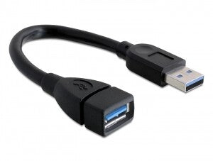 DeLOCK 82776 USB-kabel 0,15 m 5 Gbit/sek. Sort