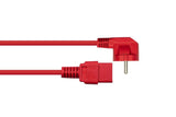 Kabelmeister SK0190-R018 el-ledning Rød 1,8 m Strømstik type E+F IEC C19