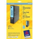 Avery Border Binder Labels, Blue 192 x 61mm (20)