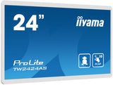 iiyama TW2424AS-W1 skilte display Digital fladpaneldisplay 60,5 cm (23.8") Wi-Fi 250 cd/m² 4K Ultra HD Sort Berøringsskærm Indbygget processer Android 24/7