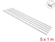 DeLOCK 22067 kabelorganisator Universel Kabelkanal Hvid 5 stk