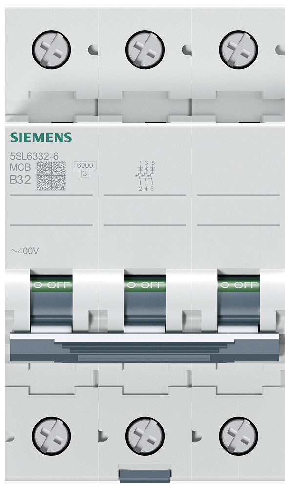 Siemens 5SL6332-6 kredsløbsafbryder Miniature strømafbryder Type B 3