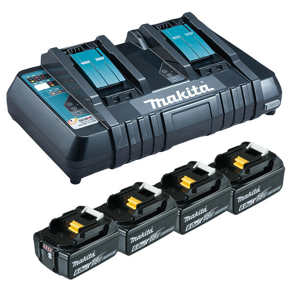 Makita 199485-6 ledningsfrit batteri / ledningsfri oplader Batteri- og opladersæt